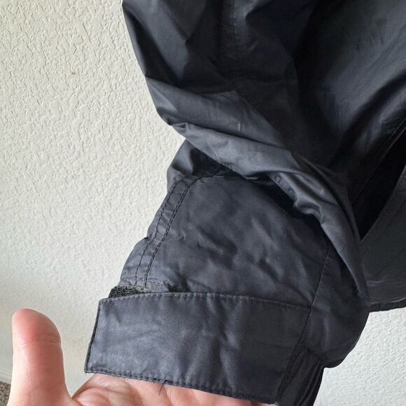 VTG 90s L.L. Bean Men’s Black Hooded Full Zip Jacket XL Waterproof Fleece Lined - Picture 2 of 7